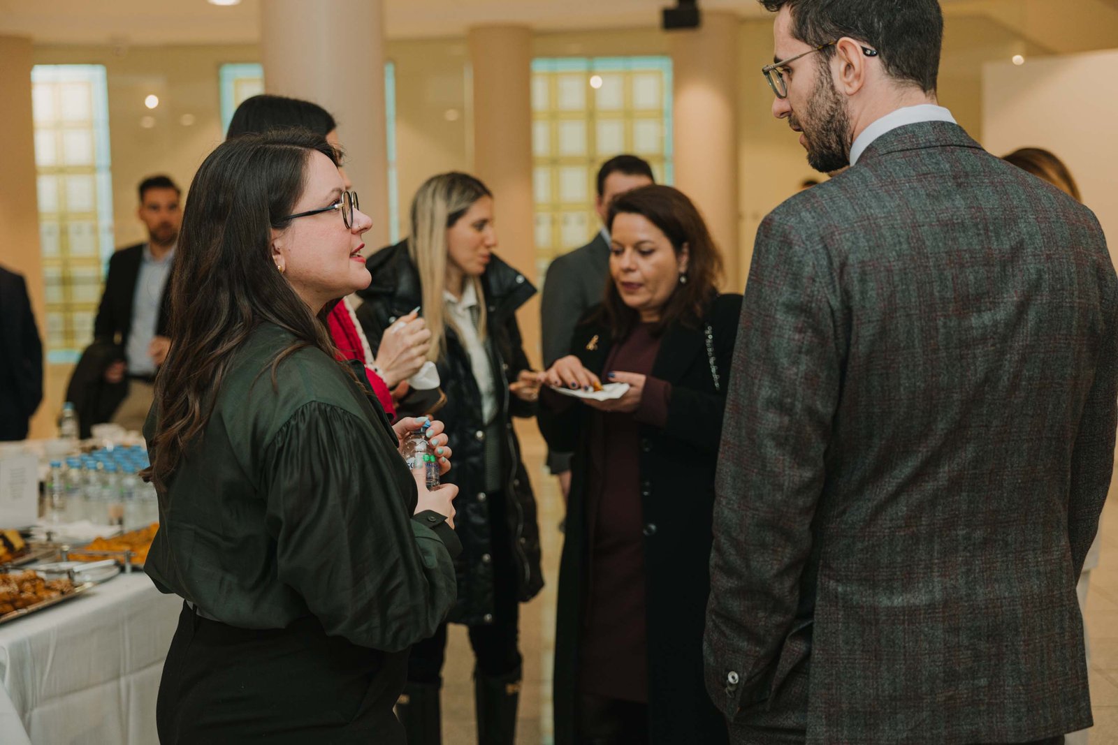 Networking at the event