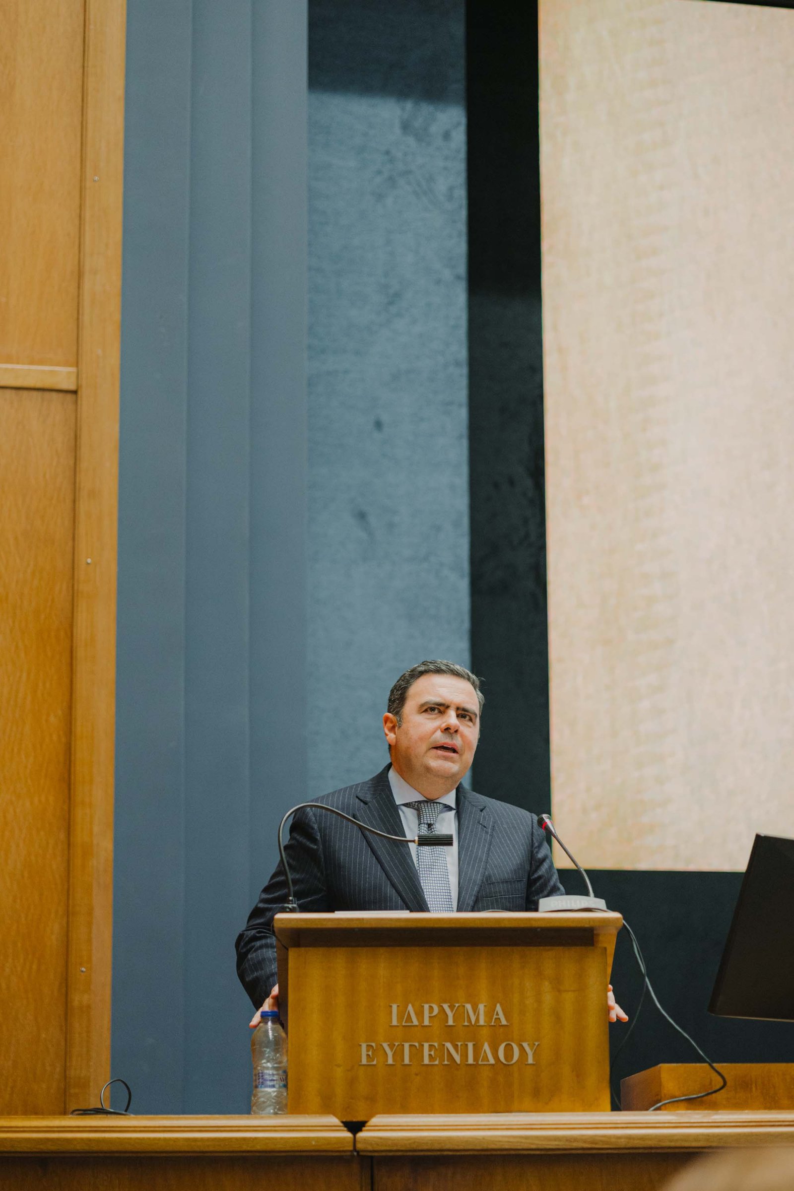 Speaker presenting