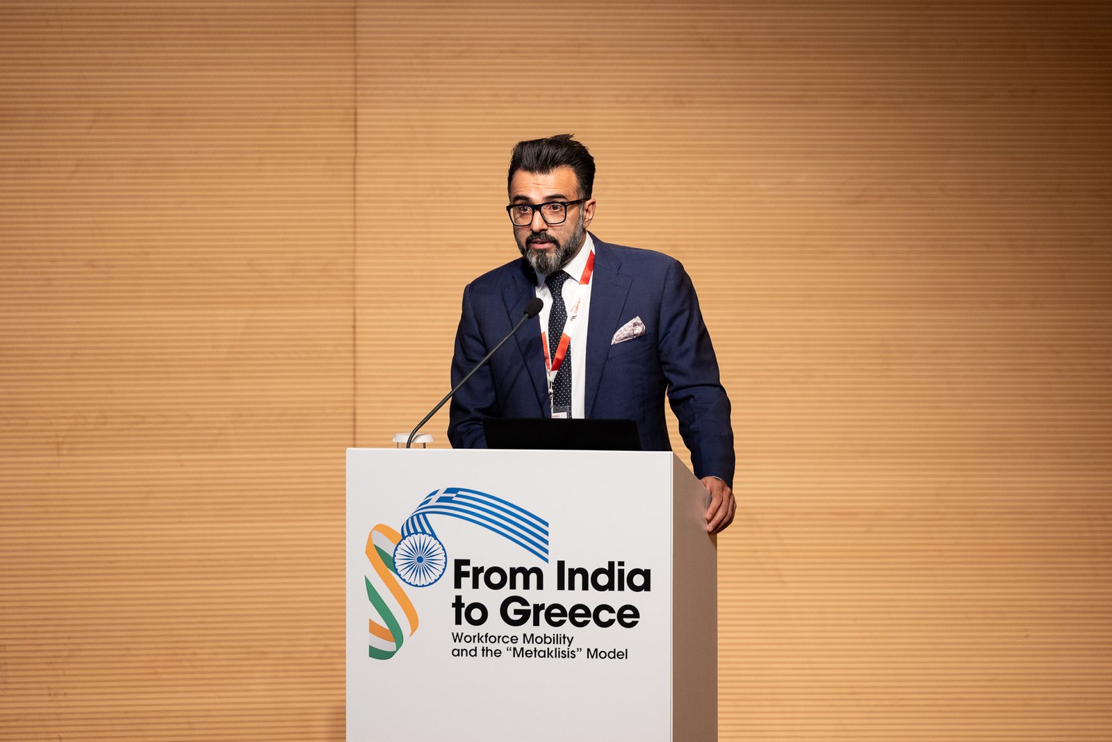 Varun Khosla presenting